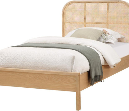 Meridian Furniture - Siena Natural Ash Wood Twin Bed - SienaNatural-T veiw 6