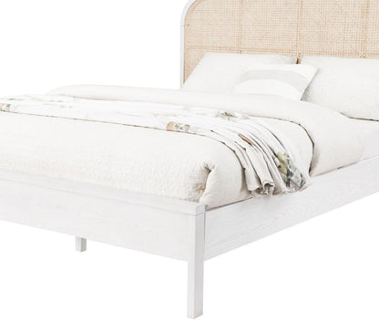 Meridian Furniture - Siena White Ash Wood King Bed - SienaWhite-K veiw 6