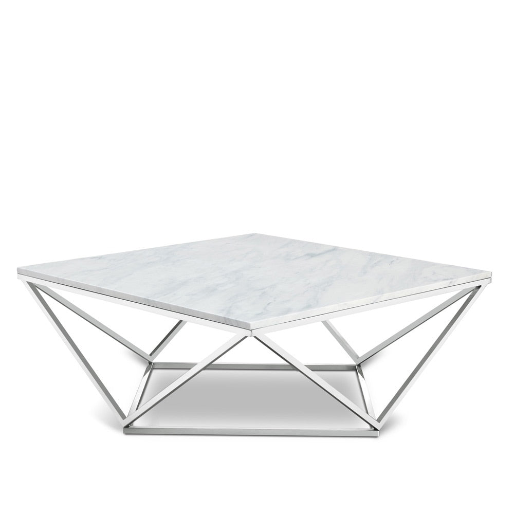Meridian Furniture - Skyler Chrome Coffee Table - 2Pc - 244-C veiw 1