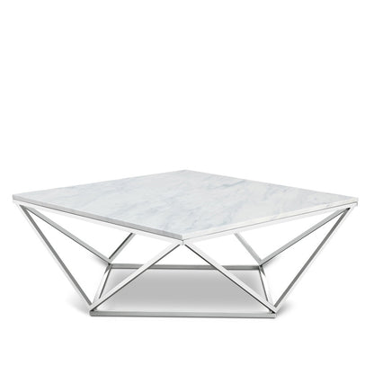 Meridian Furniture - Skyler Chrome Coffee Table - 2Pc - 244-C veiw 1