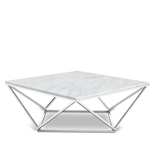 Meridian Furniture - Skyler Chrome Coffee Table - 2Pc - 244-C veiw 1