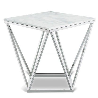Meridian Furniture - Skyler Chrome End Table - 2Pc - 244-E veiw 1
