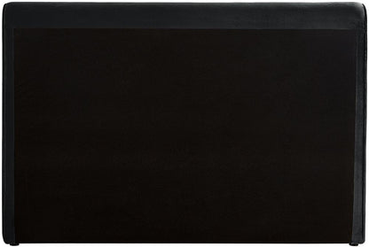 Meridian Furniture - Sloan Black Velvet Queen Bed - SloanBlack-Q veiw 6