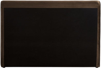 Meridian Furniture - Sloan Brown Velvet King Bed - SloanBrown-K veiw 6