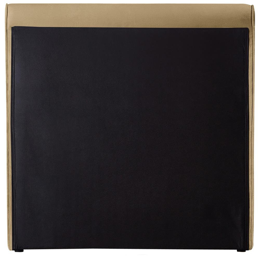 Meridian Furniture - Sloan Camel Velvet Twin Bed - SloanCamel-T veiw 6