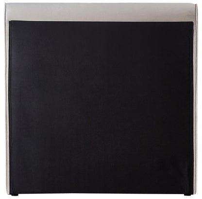 Meridian Furniture - Sloan Cream Velvet Twin Bed - SloanCream-T veiw 6