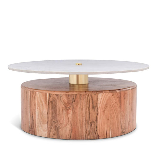 Meridian Furniture - Stonewood Acacia Wood Coffee Table - 2Pc - 221-CT veiw 1