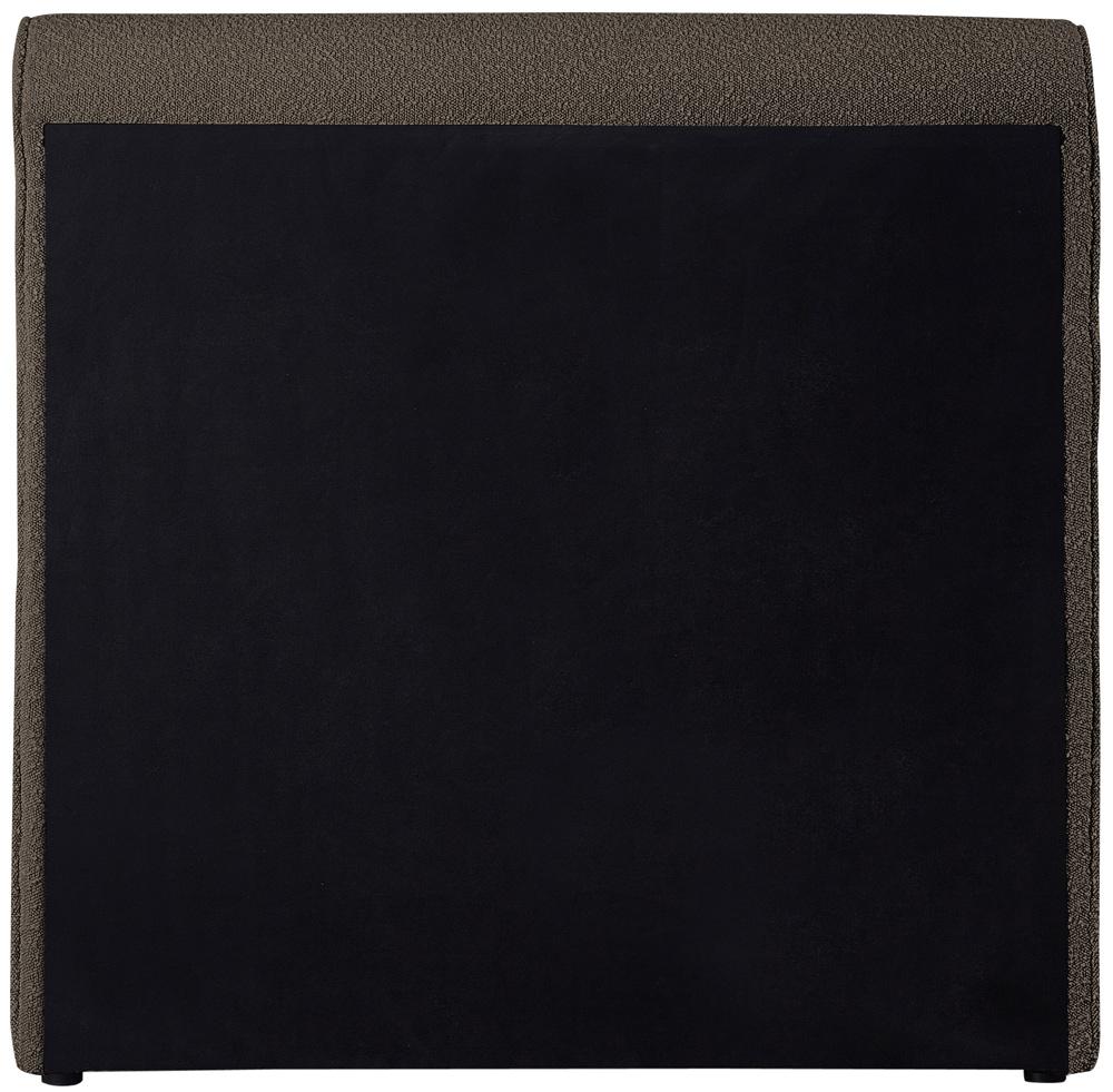 Meridian Furniture - Stylus Brown Boucle Fabric Twin Bed - StylusBrown-T veiw 6