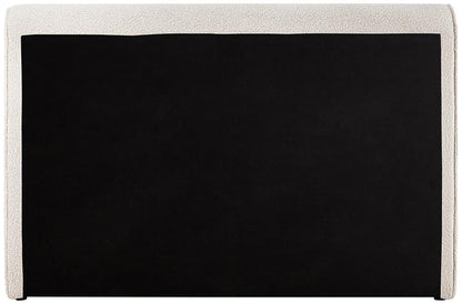 Meridian Furniture - Stylus Cream Boucle Fabric Full Bed - StylusCream-F veiw 6