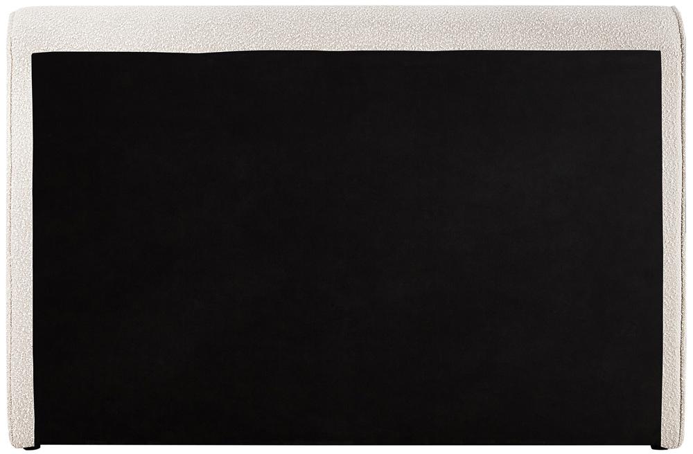 Meridian Furniture - Stylus Cream Boucle Fabric Queen Bed - StylusCream-Q veiw 6