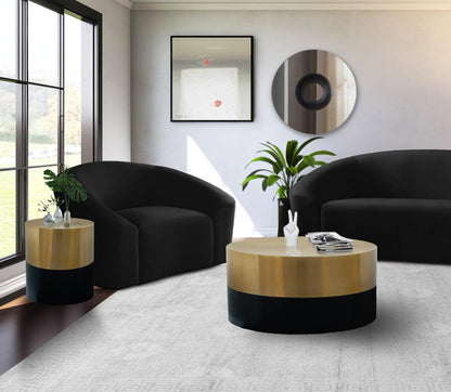 Meridian Furniture - Sun Black / Gold Coffee Table - 287-CT veiw 4