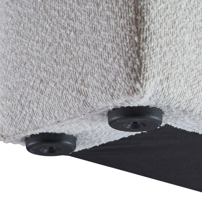 Meridian Furniture - Terra Cream Boucle Fabric Queen Bed - TerraCream-Q veiw 7
