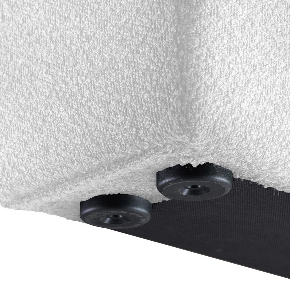 Meridian Furniture - Terra White Boucle Fabric Full Bed - TerraWhite-F veiw 7