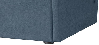 Meridian Furniture - Tess Blue Velvet King Bed - TessBlue-K veiw 7