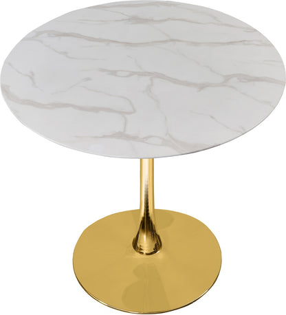 Meridian Furniture - Tulip Gold Dining Table - 971-T veiw 3