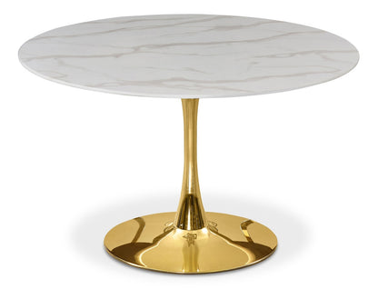Meridian Furniture - Tulip Gold Dining Table - 975-T veiw 1