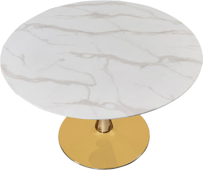 Meridian Furniture - Tulip Gold Dining Table - 975-T veiw 3