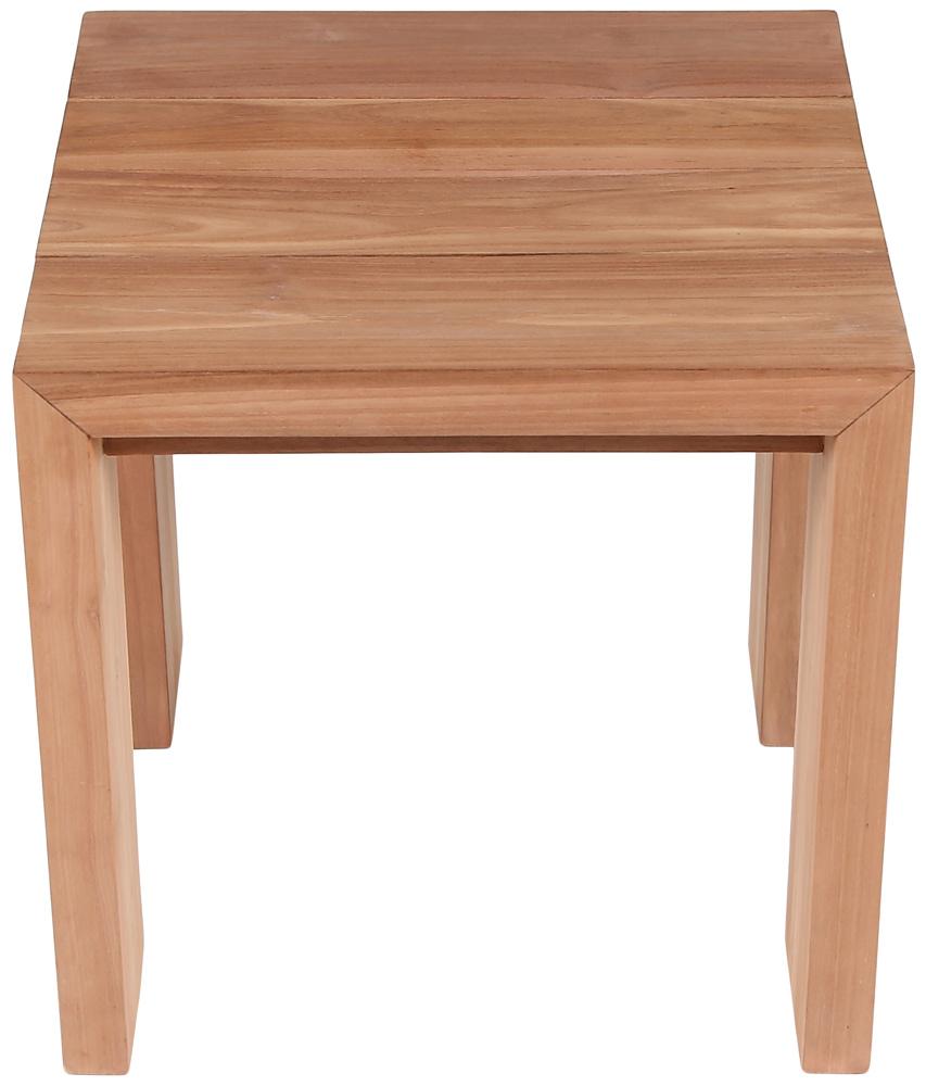 Meridian Furniture - Tulum Natural Teak Outdoor End Table - 353-ET veiw 4