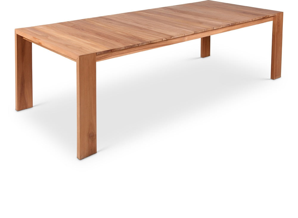 Meridian Furniture - Tulum Natural Teak Outdoor Patio Dining Table - 353-T veiw 1
