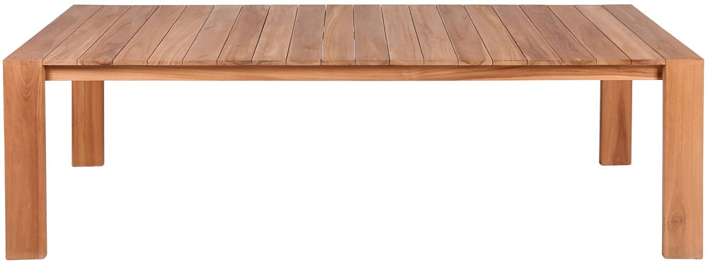 Meridian Furniture - Tulum Natural Teak Outdoor Patio Dining Table - 353-T veiw 3