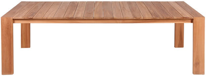 Meridian Furniture - Tulum Natural Teak Outdoor Patio Dining Table - 353-T veiw 3