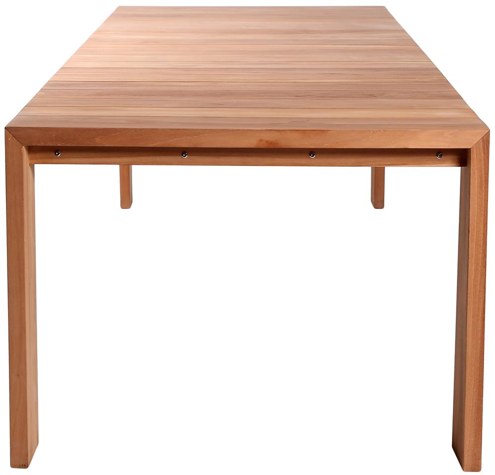 Meridian Furniture - Tulum Natural Teak Outdoor Patio Dining Table - 353-T veiw 4