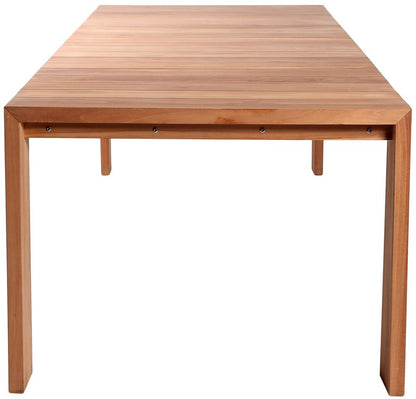 Meridian Furniture - Tulum Natural Teak Outdoor Patio Dining Table - 353-T veiw 4