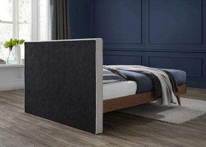 Meridian Furniture - Vance Beige Linen Textured Fabric Queen Bed - VanceBeige-Q veiw 7