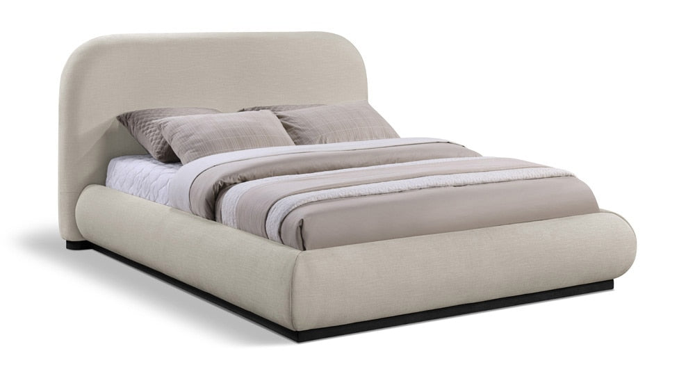 Meridian Furniture - Vaughn Beige Queen Bed - B1214Beige-Q veiw 1
