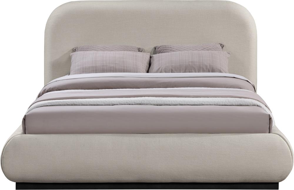 Meridian Furniture - Vaughn Beige Queen Bed - B1214Beige-Q veiw 3