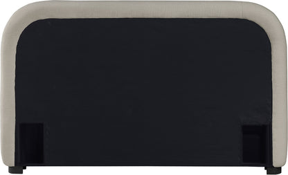 Meridian Furniture - Vaughn Beige Queen Bed - B1214Beige-Q veiw 5
