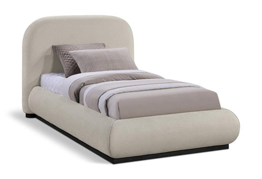 Meridian Furniture - Vaughn Beige Twin Bed - B1214Beige-T veiw 1