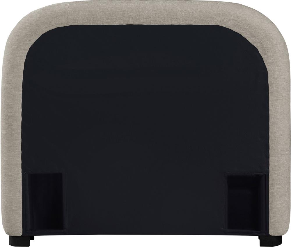Meridian Furniture - Vaughn Beige Twin Bed - B1214Beige-T veiw 5