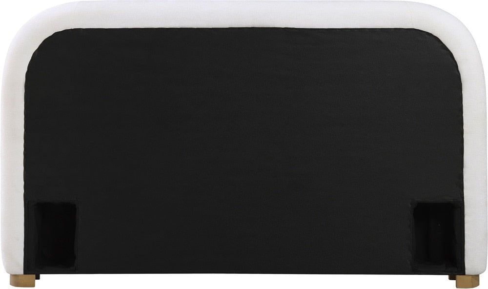 Meridian Furniture - Vaughn Cream Full Bed - B1211Cream-F veiw 5