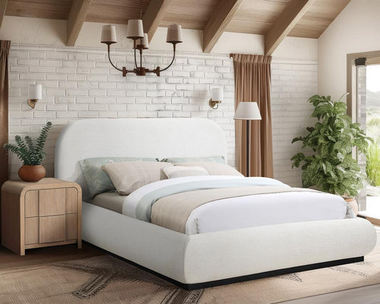 Meridian Furniture - Vaughn Cream Full Bed - B1213Cream-F veiw 2