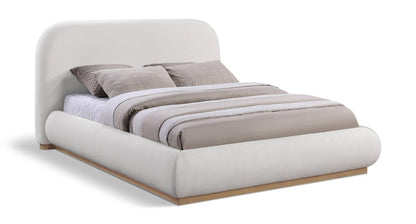 Meridian Furniture - Vaughn Cream King Bed - B1208Cream-K veiw 1