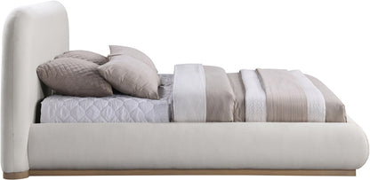 Meridian Furniture - Vaughn Cream King Bed - B1208Cream-K veiw 4