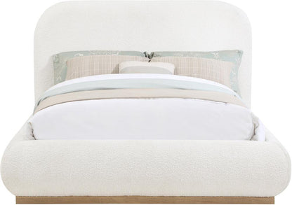 Meridian Furniture - Vaughn Cream King Bed - B1209Cream-K veiw 3