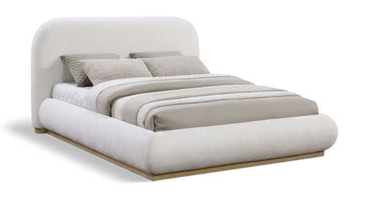 Meridian Furniture - Vaughn Cream King Bed - B1211Cream-K veiw 1