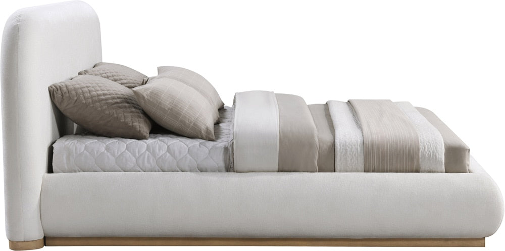 Meridian Furniture - Vaughn Cream King Bed - B1211Cream-K veiw 4