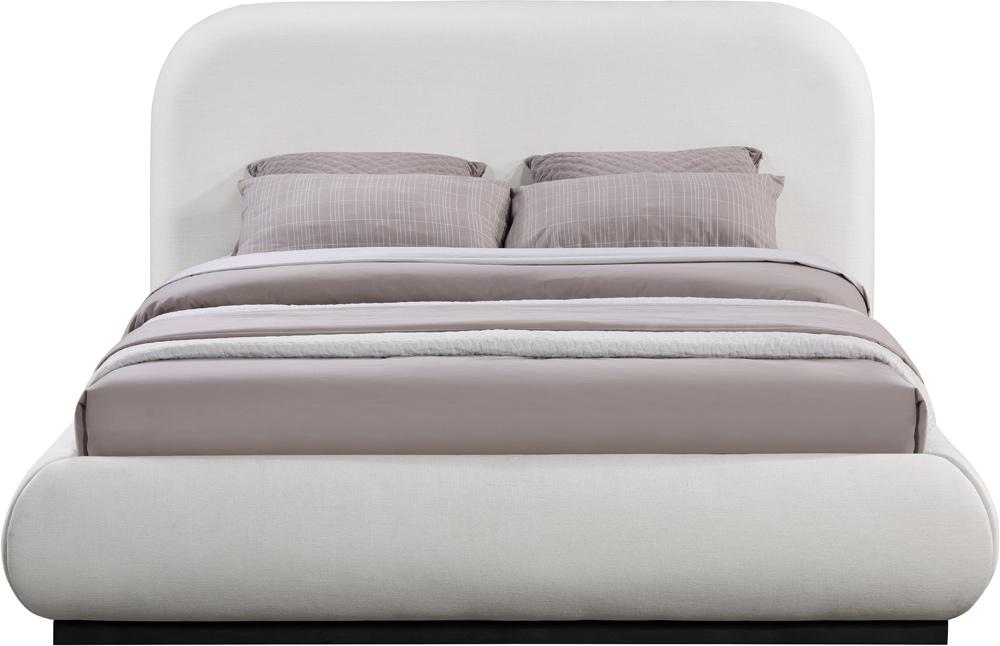Meridian Furniture - Vaughn Cream King Bed - B1212Cream-K veiw 3