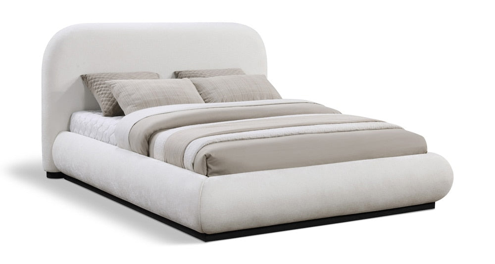 Meridian Furniture - Vaughn Cream King Bed - B1214Cream-K veiw 1