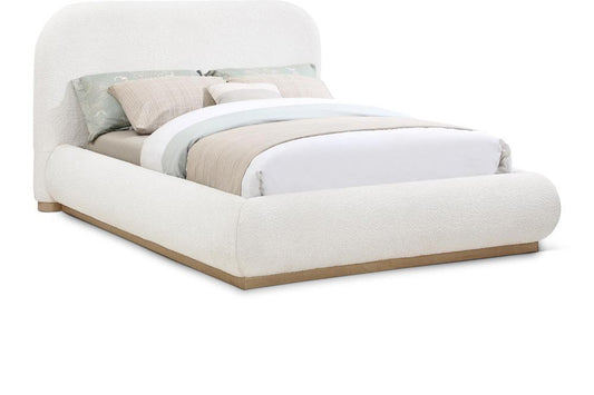 Meridian Furniture - Vaughn Cream Queen Bed - B1209Cream-Q veiw 1