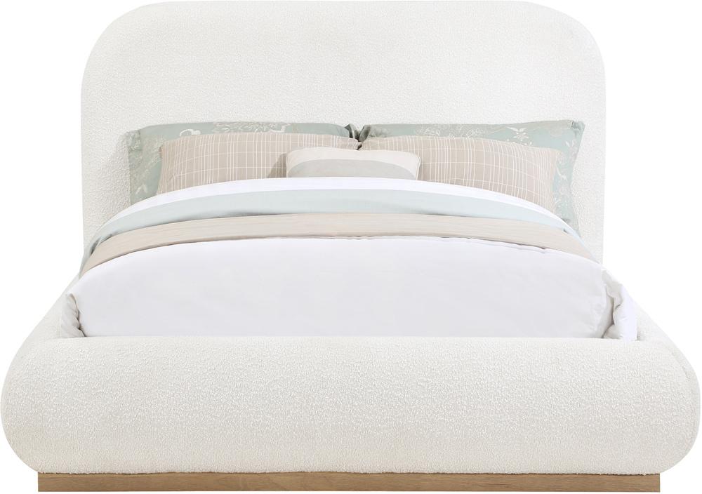 Meridian Furniture - Vaughn Cream Queen Bed - B1209Cream-Q veiw 3