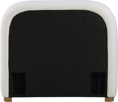 Meridian Furniture - Vaughn Cream Twin Bed - B1208Cream-T veiw 5