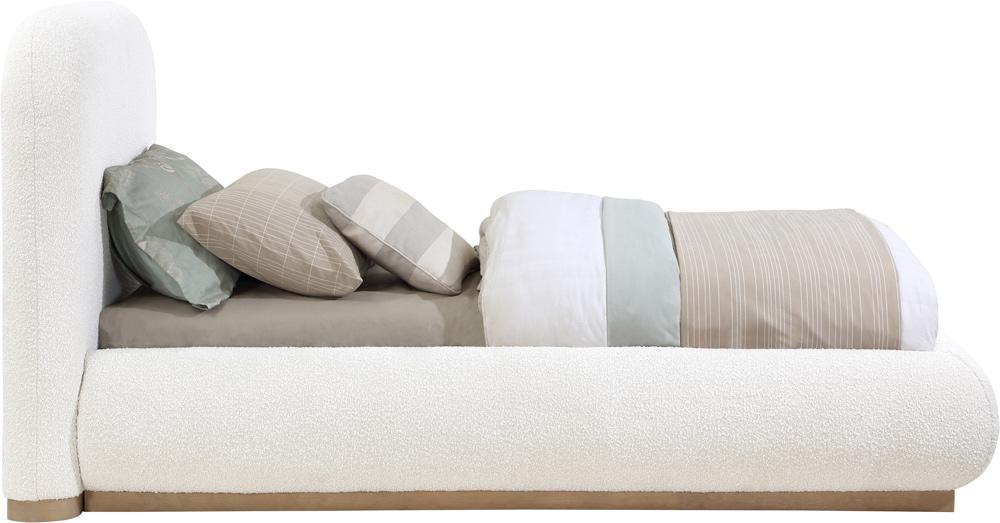 Meridian Furniture - Vaughn Cream Twin Bed - B1209Cream-T veiw 4