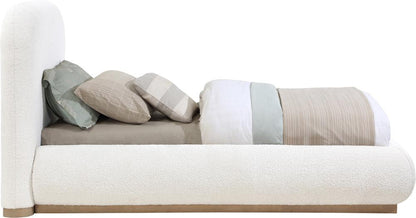 Meridian Furniture - Vaughn Cream Twin Bed - B1209Cream-T veiw 4