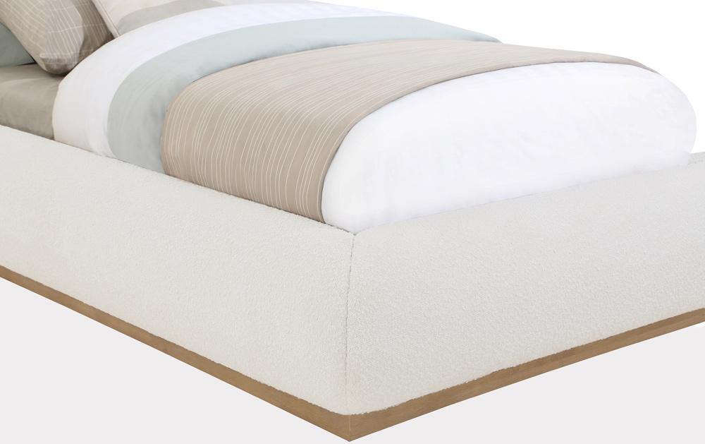 Meridian Furniture - Vaughn Cream Twin Bed - B1209Cream-T veiw 6