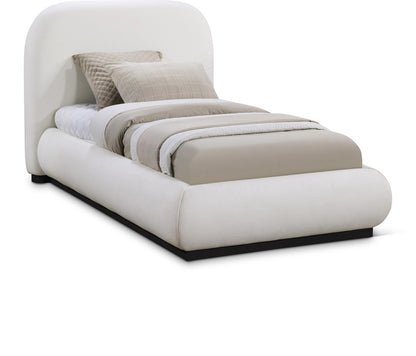 Meridian Furniture - Vaughn Cream Twin Bed - B1212Cream-T veiw 1