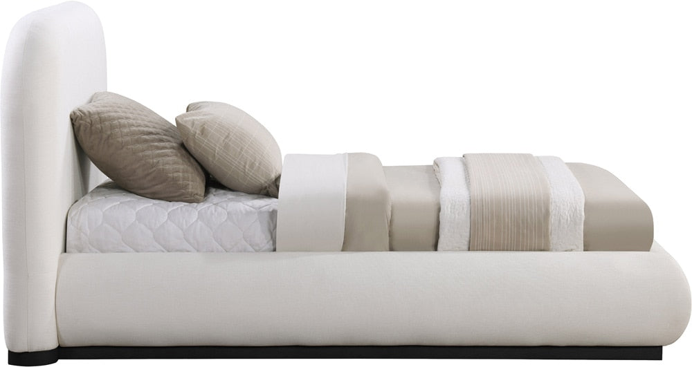 Meridian Furniture - Vaughn Cream Twin Bed - B1212Cream-T veiw 4